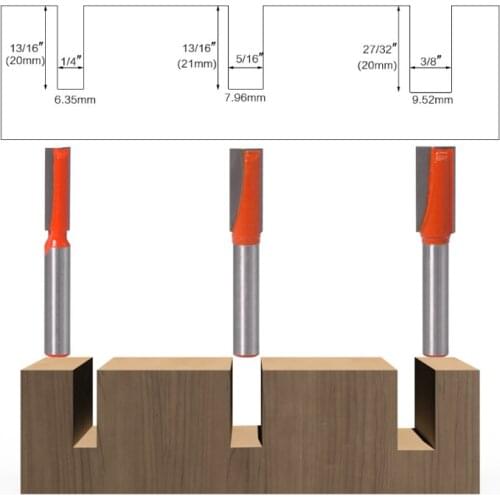 6mm woodworking bottom cleaning cutter slotting cutter woodworking milling cutter slotting cutter trimming machine head slotting