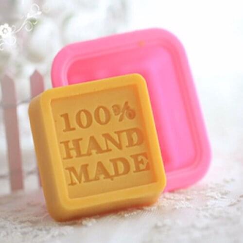 DIY 6 Cavity Rectangle silicone soap mold Bar Bake Mold Silicone Mould Tray Homemade Food Craft Craft soap making