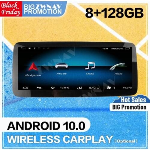8+128G Carplay Android Screen For Mercedes-Benz SLK Class SLK200 SLK230 R172 GPS Navi Radio Receiver Auto Stereo Audio Head Unit