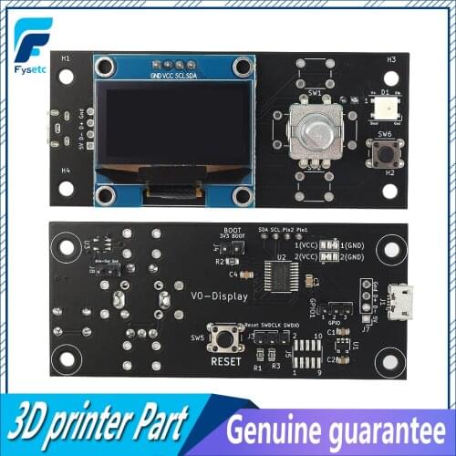 FYSETC Voron V0 1.3 inch OLED Display Screen Smart Display For Raspberry Pi 3 B+ Voron V0 3D Printer Accessories