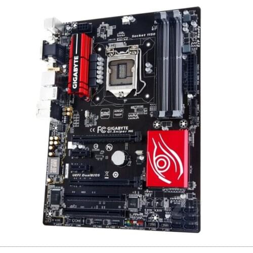 For Gigabyte GA-G1.Sniper H6 Original Used Desktop Motherboard G1.Sniper H6 H97 LGA 1150 i3 i5 i7 DDR3 32G ATX