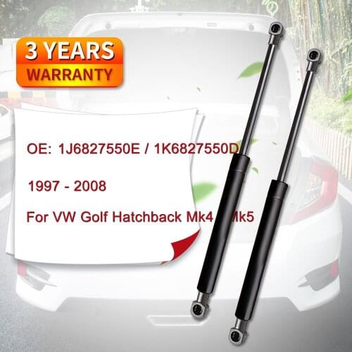 Tailgate Boot Gas Strut 1J6827550E 1K6827550D for Volkswagen Golf Hatchback Mk4 Mk5 ( Pack of 2 )