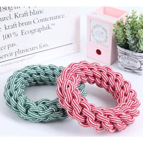 Pet Dog Toys for Large Small Dogs Toy Interactive Cotton Rope Round Dog Toys for Dogs Accessories Toothbrush Chew Puppy Toy