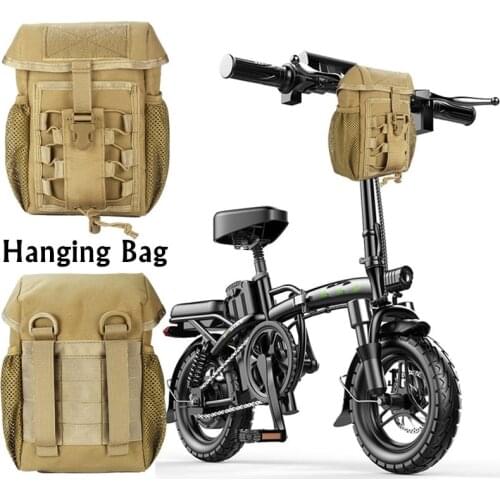 Small Tactical Molle Storage Waist Bag Cycling Sports Bicycle Hanging Bags Outdoor Hiking Camping Travel Nylon Accessory Bag