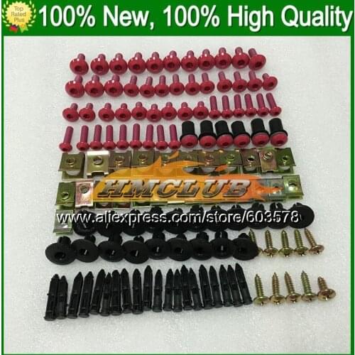 Fairing bolts full screw kit For YAMAHA YZFR1 07 08 09 YZF R1 YZF 1000 YZF1000 YZF-R1 2007 2008 2009 CL81 Nuts bolt screws Nut