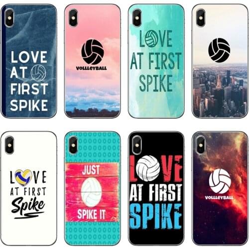 Keep Calm Play Volleyball Transparent Phone Case For iPhone 12 11 Pro Max Mini XS Max XR X 8 7 Plus 6 6S Plus 5 5S SE 2020