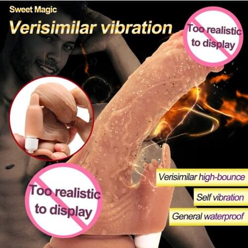 Realistic Liquid Dildo Vibrator Artificial Penis Dick Dildos For Women Erotic Adults Sex Toys Massager Soft Female Masturbator