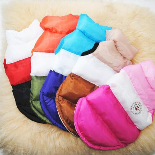 Warm Dog Clothes For French Bulldog Pug Chihuahua Winter Dog Coat Jacket Pet Puppy Clothes Costume Pets Clothing Vest