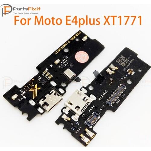USB Charging Dock Port Flex Board for Motorola Moto E4plus XT1771 PCB Charger Flex Micro Board Replacement Parts