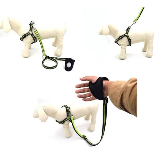 Yooap Hands Free Dog Leash for Running Walking No Pull Dog Harness Retractable Dog Leash with Reflective Stripes Muti-Color Size