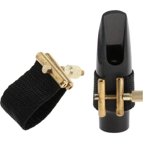 1pc Saxophone Mouthpiece Sax Ligature Clip Fastener for Alto Saxophone Part