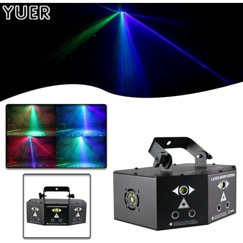 3X15W COB LED Stage Effect Light 9 Eyes RGB Laser Strobe Pattern Projector DMX512 For DJ Disco Bar Party Dance Floor Club