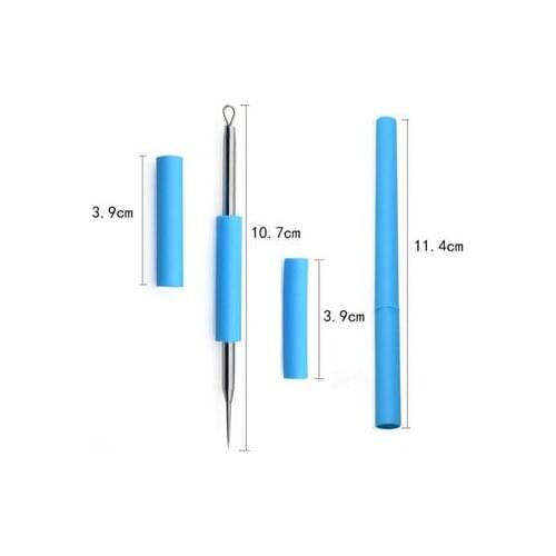 By dhl or ems 500pcs Silicone Acne Needle Face Care Tools Blackhead Pimples Removal Black Head Comedone Acne Blemish new