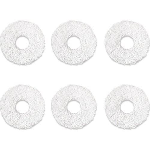 6Pcs for Ecovacs Deebot N9+ Robot Vacuum Cleaner Steam Mop Cloth Mopping Machine Replacement Accessories Parts