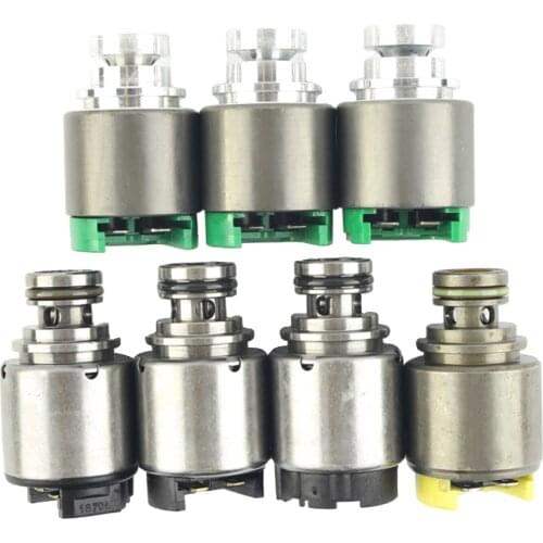 7pc Transmission Solenoids Kit Set 5 Speed Replacement For AUDI A6 A8 S4 S6 RS6 ZF1068298035, 5-SPEED Automatic Transmission