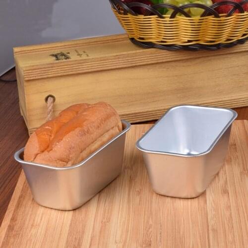 Aluminum Bakeware Loaf Pan Snow Toast Box Cheese Box Baking Roast Brownie Rectangular Cake Small Toast Bread Mold Cake Mold