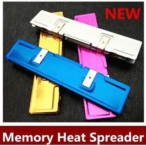 Free shipping 10PCS/LOT Memory Cooler Heat Spreader Heatsink Shim DDR DDR2 DDR3 RAM Mutil-color