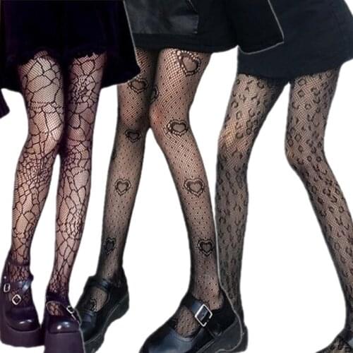 Goddess Tights Sexy Gothic Pantyhose Lolita Sexy Stockings Mesh Body Thigh High Hosiery Spring Summer Panty hose Ins Party wear