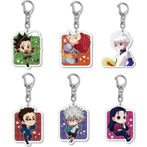 HUNTER×HUNTER Hisoka Figure Age of Heroes Figurine Action Collectible Model Decorations Doll Toys For Children Key Chain Toys