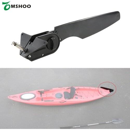 Nylon Glass Fiber Kayak Rudder Fishing Kayak Boat Rudder Replacement Parts Foot Control Steering System Control Line Kit