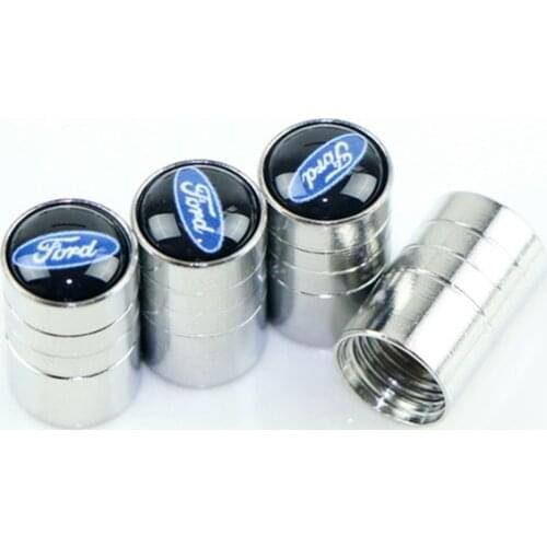 Car Tire Valve caps Emblem metal Cap Case For Ford Fiesta EcoSport ESCORT focus 1 focus 3 focus 2 Accessories