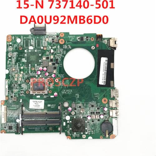 For HP 15-N Laptop motherboard 737140-501 737140-001 737140-601 DA0U92MB6D0 737501-501 with A8-4555M CPU 100% full Tested