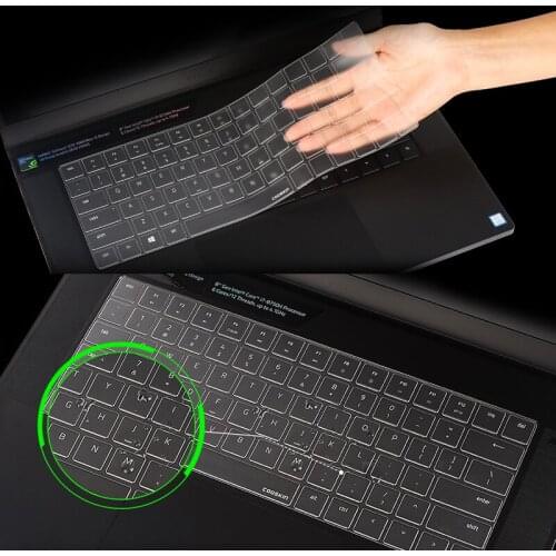 Clear Transparent TPU Keyboard Guard Cover Protector For 2020 Razer blade 15.6" advanced model