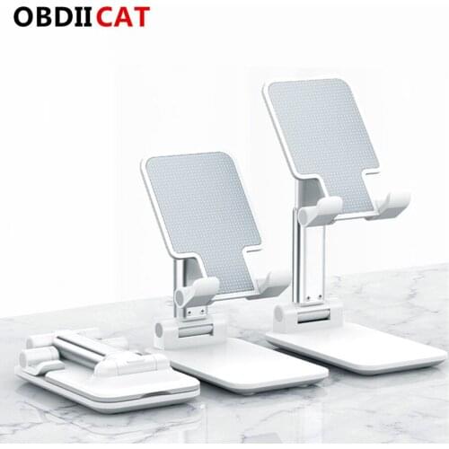 OBDIICAT For iPhone iPad Xiaomi Adjustable Desktop Tablet Holder Universal Table Cell Phone Stand New Desk Mobile Phone Stand