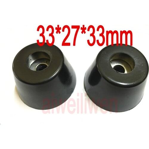 33*27*33 Trapezoid Rubber pads Desk and chair MATS furniture computer case instrument Rubber machine feet Shock absorption