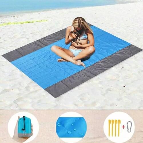 Outdoor waterproof Beach Blanket Portable Picnic Mat Camping Ground Mat Mattress Outdoor Camping Picnic Mat blanket 2.1 X 2m
