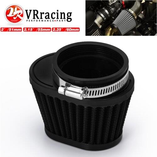 2 Pieces Motorcycle Air Filter 60mm 55mm 54mm 51mm 50mm Universal for Motor Car mini bike Cold Air Intake High Flow Cone Filter
