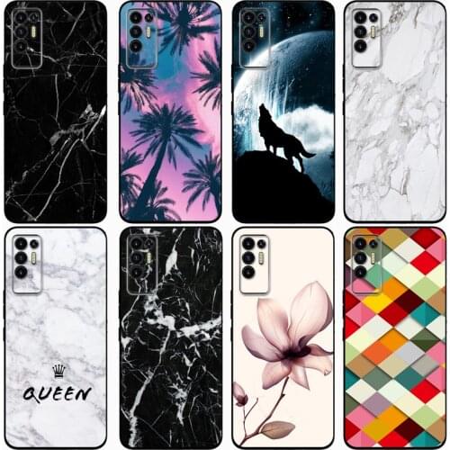 Back Soft Silicone Phone Covers for TECNO POVA 2 Mobile Phone Cases for Tecno Pova 2 Bags
