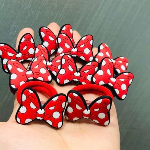 10Pcs/set Cute Bow-knot Hair Accessories Children Rubber Bands Scrunchies Elastic Hair Bands Girls Headband Decorations Ties