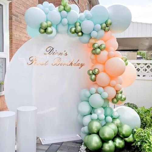 187pcs Macarone Latex Balloon Chain Baby Shower Decor Sweet Girl Birthday Party Ballon Wedding Balon Ladies Hen Party Decor