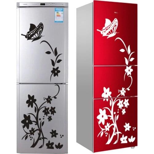 3D Butterfly Flowers Wall Sticker For Kids Room Bedroom Living Room Fridge Stickers Vinyl Diy Butterflies On The Wall Stickers