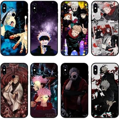 Jujutsu Kaisen Anime Gojo Satoru cartoon Phone Case For Xiaomi Redmi 7 8 9t a3Pro 9se k20 mi8 max3 lite 9 note 9s 10 pro