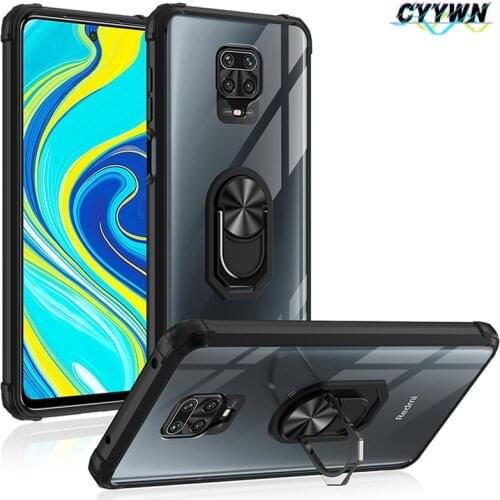 Metal Ring Case For Redmi Note 9s Pro Max 9A 9C Note8 8A Shockproof Phone Cover for Xiao mi Note 10 lite pro Poco X3 NFC X3 Pro