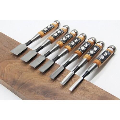 Wood Chisel Shovel Fine Chisel Chase Small Flat Chisel Hand Dovetail Chisel Handheld Woodworking Tools