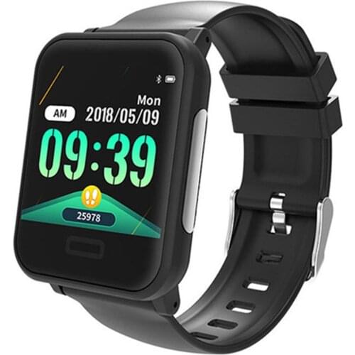 ECG Heart Rate Monitor Sport Smart Watch Sleep Monitoring Calories Steps Count Call Messages Reminder for Android iOS Cell Phone