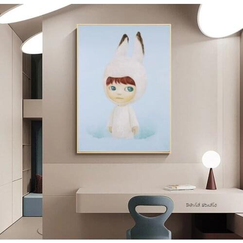 Graffiti POP ART Funny Cartoon Oil Painting Hand Made On Canvas Graffiti Art Oil Painting For Kids Wall Decoration