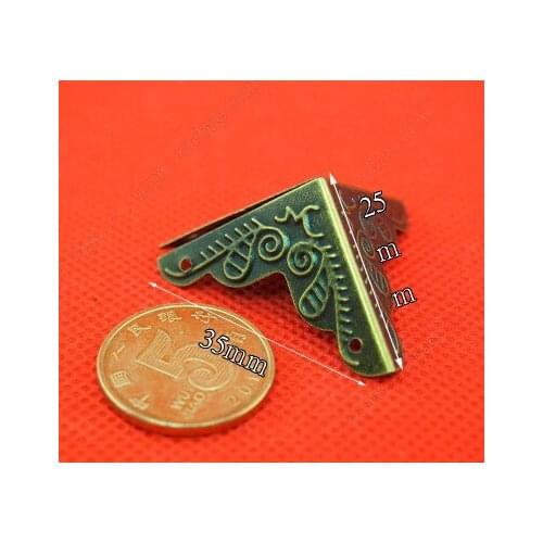 Hardware accessories Corner Brackets classical corner antique wooden wine box wrap angle corner