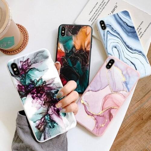 Marble Crack Cover For iPhone SE 2020 XR XS MAX X 10 8 6 6S 7 Plus 12 Mini 11 Pro Max Case for iPhone 12 Pro Max SE2020 Cases