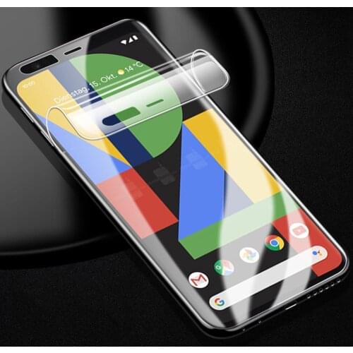 Soft TPU Hydrogel Film For Google Pixel 5 XL 4A 4 4XL 3 3XL 2 XL Curved Screen Protector Film Guard Gel Full Cover Not Glass