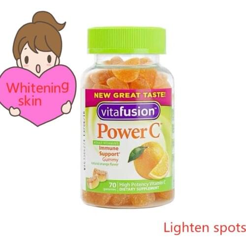 Vitafusion Natural Vitamin C Nutrition Fudge VC Supports Skin Whitening, Lightens Pigments, Improves Resistance