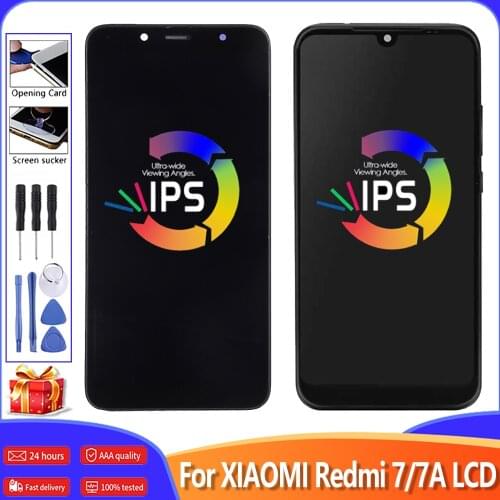 Original LCD For Xiaomi Redmi 7 7A LCD Display Screen Assembly With Frame Digitizer Repair Parts For Redmi 7 A Screen Display