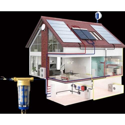 Front Purifier Copper Pre-filter Backwash Water Filters Remove Rust Contaminant G32A