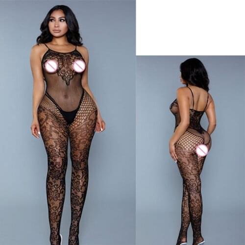 Sexy Bodystocking Crotchless Porno Sexy Lingerie Open Crotch Mesh Fishnet Ropa Interior Mujer Sexy Erotica Lenceria Mujer QQ354