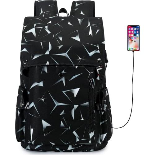 USB Charging School Bags for Teenage Girls Boys Waterproof High School Backpack Women Student Book Bag Travel Backpacks mochila