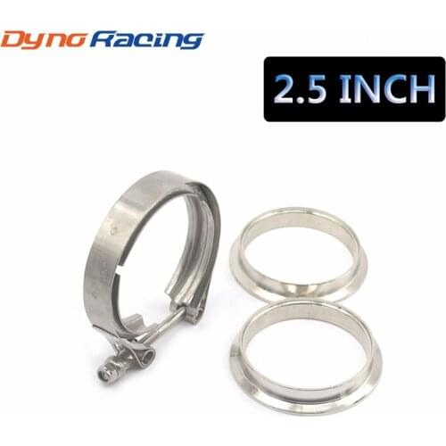 Universal Upgraded 2.5 inch Auto Parts V-band clamp kit for Turbo, Exhaust pipes Turbo Downpipe Exhaust Clamp V band