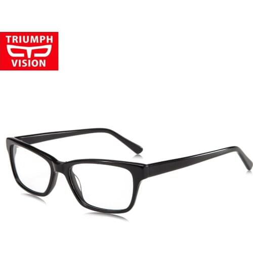 TRIUMPH VISION Ladies Computer Glasses Insert Lens Reading Clear Lens Optical Eyewear Fashion Diopter Prescription Eyeglasses